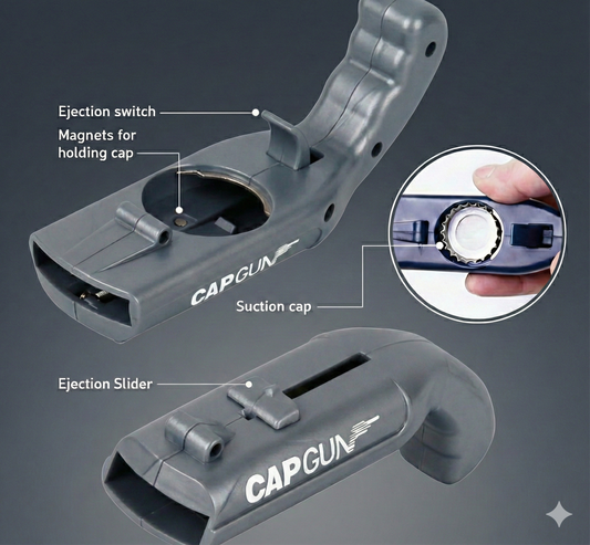 Pop-Action Bottle Opener (Gray)