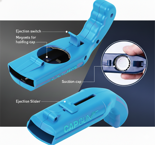 Pop-Action Bottle Opener (Blue)