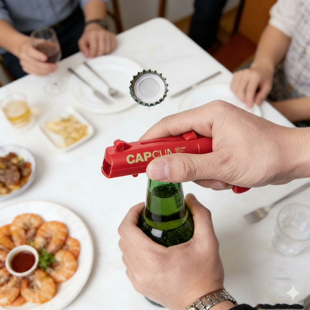 Pop-Action Bottle Opener (Red)